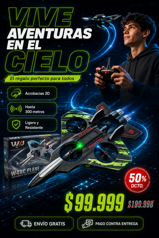 Avion Rc W4rc Plane 2.4g